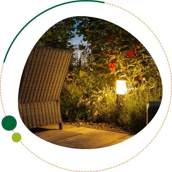 FL Landscape Co-Backyard Lights professional backyard lighting